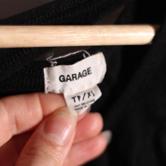 SOLD Black Cross Back Top - Picture 5 of 6